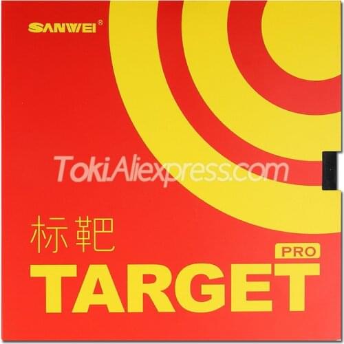 SANWEI TARGET Provincial (Sticky Forehand Offensive) SANWEI Table Tennis Rubber Target Pro SANWEI Ping Pong Sponge
