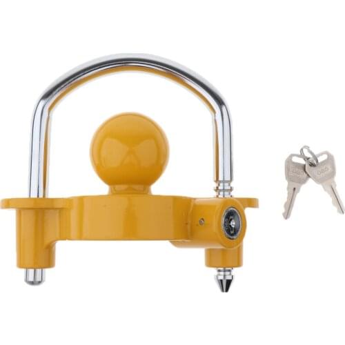 Universal Trailer Ball Hitch Coupler Lock Ball Tongue Steel 1-7/8 2 2-5/16