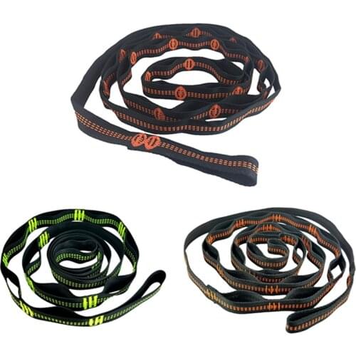 Tree Hanging Hammock Straps Climbing Rope Durable Nylon 1000D Hanging Hammock Belt For Camping Traveling Hanging Tree Rope
