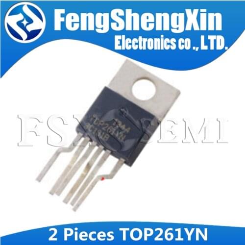 2pcs TOP261YN TO220-6 TOP261 TO-220 TOP261Y TO220 Integrated Off-Line Switcher
