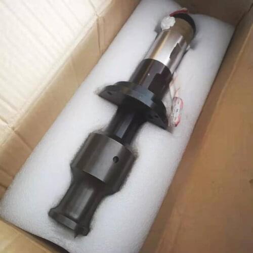 20K 2000W 2600w High Power Ultrasonic Welding Transducer with 54mm round Horn flange