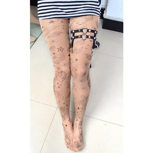 JLX.HARNESS Summer style womens fashion leg harness fetish wear socks garter body bondage belt stockings suspender straps P0084