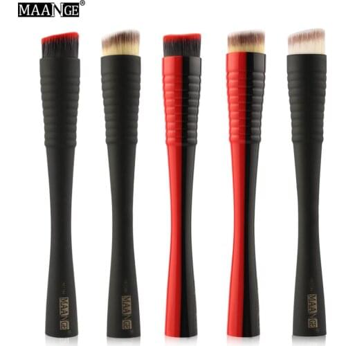 1Pcs Foundation Makeup Brush Pro BB CC Cream Powder soft Cosmetic Beauty Essential Angle Flat Top Make Up Brush Tool Women gift