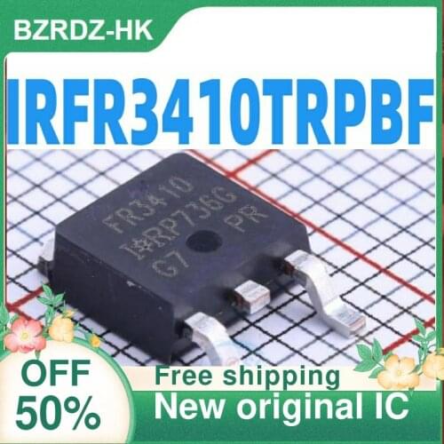 Free shipping 4PCS/lot IRFR3410 IRFR3410TRPBF FR3410 31A/100V TO-252 nuevo original