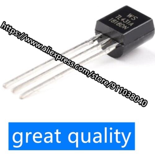 20PCS/LOT TL431A TL431 linear regulator triode three-terminal adjustable shunt reference source TO-92 WS brand new