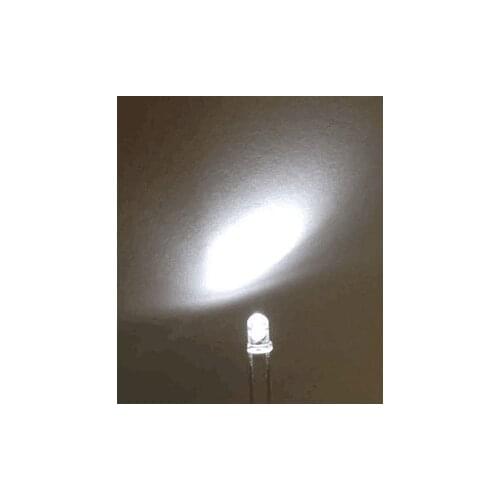 200 pcs 3MM WHITE LED Transparent Water Clear Round led 3mm Cold White 3V Light Emitting Diode Lamp