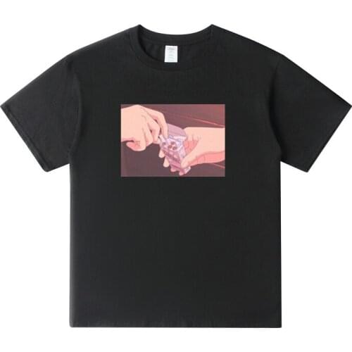 2020 Hip Hop T Shirt Men Japanese Anime print T-shirt Harajuku Streetwear Tshirt Casual Short Sleeve Summer Vaporwave Tops Tee