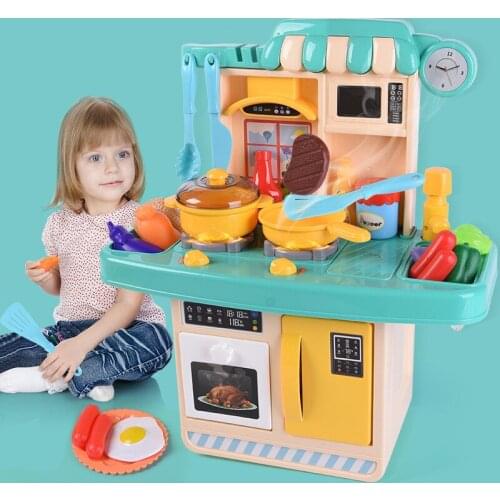 New 26 Pieces of kitchen pretend to play with toys mini food girls cut vegetables and fruits cooking house set childrens toys