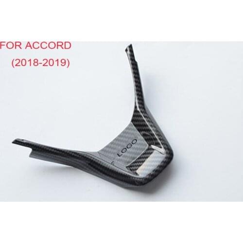 ABS Plastic Interior Steering Wheel Frame Cover Trim For Honda Accord 2018 2019 2 Color