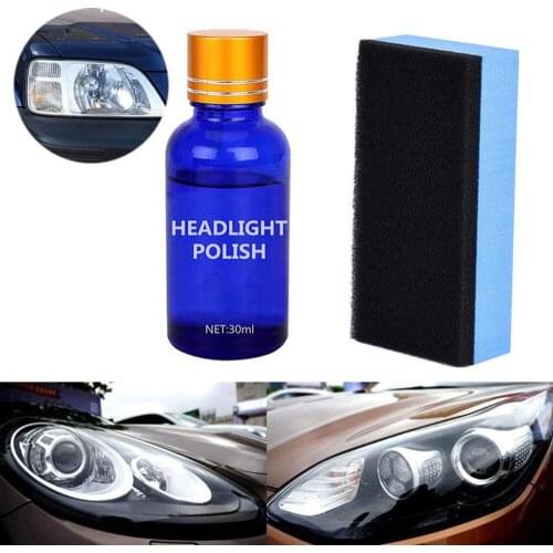Car Repair 30ML Car Vehicle Headlight Lamp Lens Polish Cleaner Liquid Restoration Kit Auto Light Polishing Repair Coating Agent