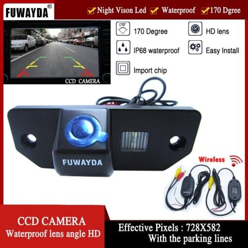 Wireless Car Rear view camera Parking Camera Night Version170 Reverse HD CCD Camera for FORD FOCUS SEDAN (3Carriages) Ford C-max