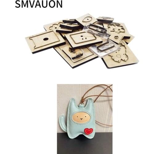 Wood Die Cut Mold Diy Cute Pendant Knife Mould Cutting Die Leather Cutter Keychain Suitable For Die Cutting Machines