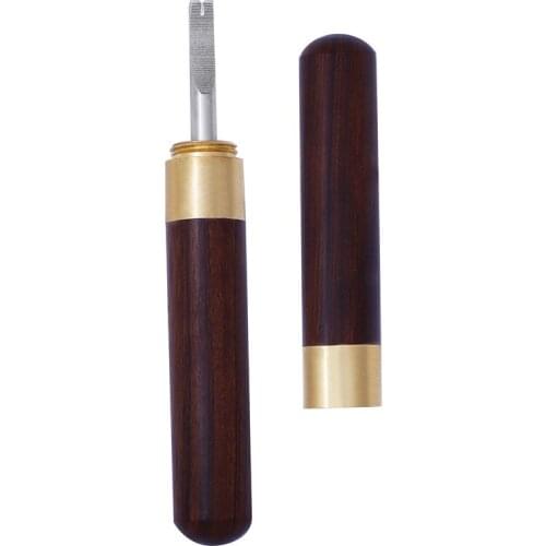 Wood Handle Edge Skiving Beveling Leathercraft Knife Sewing Cutting Tools Leather Craft Tools for Thick Leathercraft Tool Sets