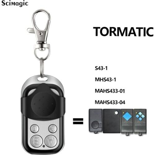 NEW 100% Clone TORMATIC Garage Remote Control TORMANTIC HS43-1E S43-1 HS43-2E MHS43-1 HS43-3E MAHS433-01 HS43-4E MAHS433-04 Key