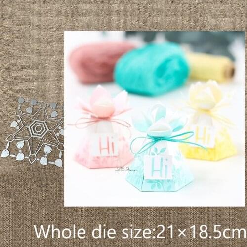 New Design Craft Metal stencil mold Cutting Die 3D box decoration scrapbook die cuts Album Paper Card Craft Embossing