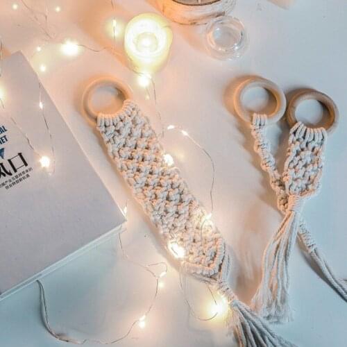 Handmade Woven Macrame Wall Hanging Tapestry Wedding Wall Decoration Backdrop Wall Home Living Room Home Decor Art