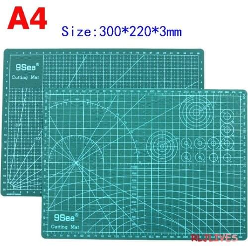 Pvc Rectangle Self Healing Cutting Mat Tool A4 Craft Dark Green 300mm * 220mm*3mm