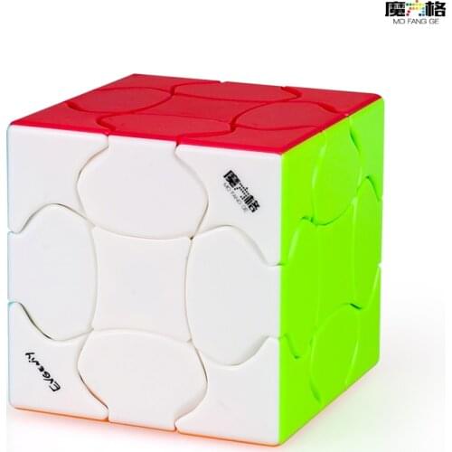 QiYi Fluffy 3x3x3 Magic Cube QIYI MOFANGGE 3x3 Speed Cube Non Magnetic Puzzle Stickerless Cubo Magico Toys Gift for Children