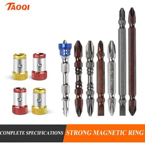 Universal Magnetic Ring 1/4” Metal Screwdriver Bit Magnetic Ring For 6.35mm Shank Anti-Corrosion Drill Bit Magnet Powerful Ring