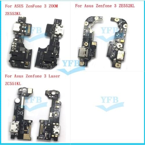 For ASUS ZenFone 3 laser ZE553KL ZE552Kl ZC551KL USB Charger Dock Port Connector Board USB Charging Port Microphone Flex Cable
