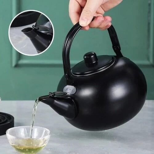 Thickened 304 Stainless Steel Teapot Hotel Tea Kettle with Filter Restaurant Home Drinkware