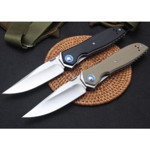 ZT Knife 0372 ZT0372 Folding Blade 9Cr18MoV Ball Bearing Spindle G10 Handle Pocket Tactical Knife Hunting Fishing Knives