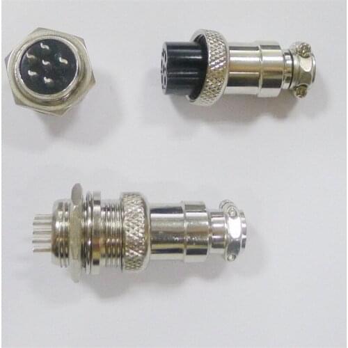 10sets Aviation Plug 6 Pin Male & Female Wire Panel Connector GX16-6