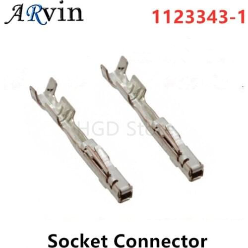 100PCS 1123343-1 terminal car male female Connector cable Terminal jacket auto socket Connector automotive plug