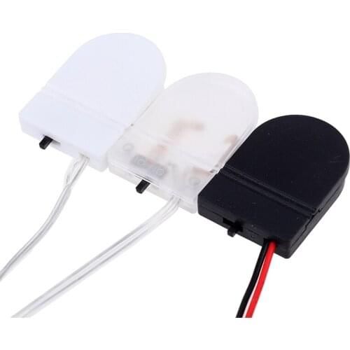 2/5Pcs CR2032 Coin Cell Battery Socket Holder Case Cover With On-Off Switch 3V Battery Storage Box