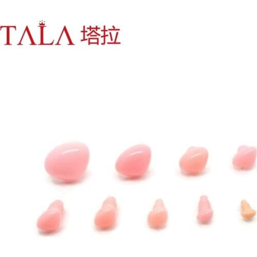 50pcs 4.5mm-18mm Pink Safety Noses For Teddy Bear Free Shipping