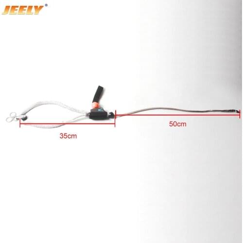 900MM 5mm Thickness UHMWPE Centre QR Line Rope With Bungee System,Pulley,Clam Cleat For Chicken Loop and Kitesurfing Fly Line