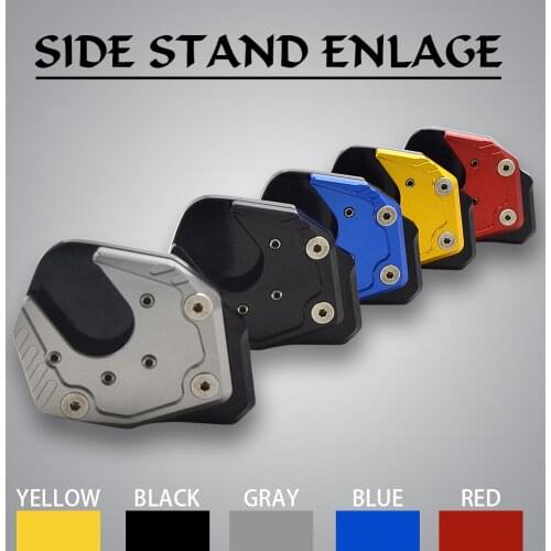 CNC Aluminum Motorcycle Accessories Foot Kickstand Extension Side Stand Enlargement Plate For HONDA X-ADV XADV ampliar 2017 2018