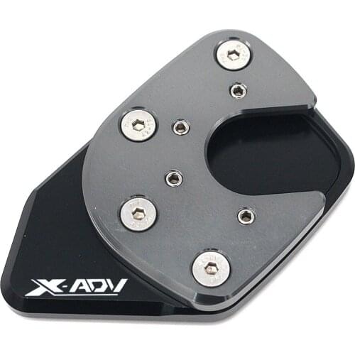 Free Shipping Motorcycle Side Stand Pad Plate Kickstand Enlarger Support Extension for HONDA XADV X-ADV 750 2017 2018 X ADV