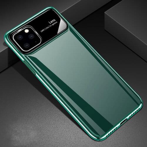 For iphone 11 Pro Max Case Full Protection Lens Phone Case for iphone 11 2019 Mirror Hard PC Back Cover Acrylic Cases