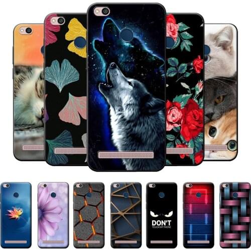 For Xiaomi Redmi 3S Case TPU Bumper on Redmi 3S 3 S Case For Redmi 3S Case Redmi 3S Cool Wolf Style Silicone Soft Cover Redmi 3S