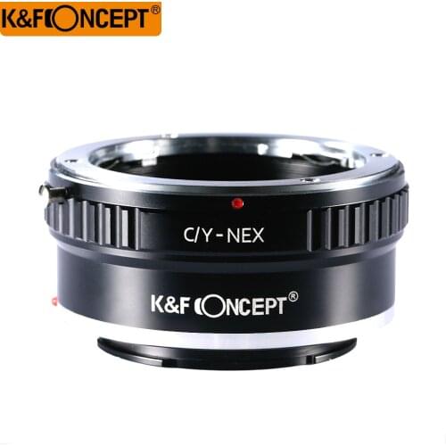 K&F Concept C/Y-NEX Lens Adapter Ring For Contax C/Y Lens To Sony NEX E-Mount Camera
