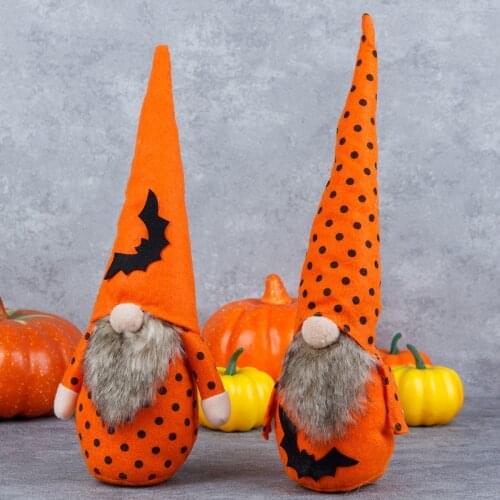 Faceless Doll Halloween Gnome Swedish Elf Dwarf Toy Soft Stuffed Doll with Height Hat Home Farmhouse Kitchen Decor TS2