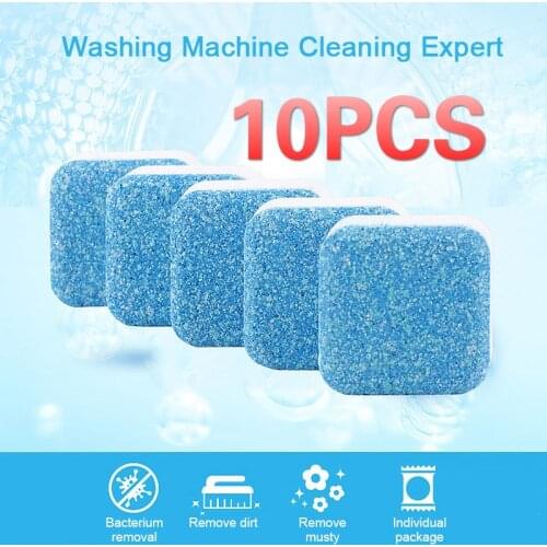 Magic Powerful Washing Machine Cleaner Washing Machine Cleaner Laundry Soap Detergent Effervescent Tablet Washer Cleaner 10pcs