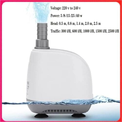 Tank Submersible Pump Bottom Suction Tank Pump Bottom Filter Silent Suction Fecal Change Bottom Suction Pump Low Water Level