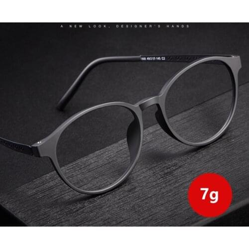 Men and Women Comfortable Round Frame Retro Glasses Frame Pure Titanium Spectacle Frame Optical Prescription Glasses 8868T