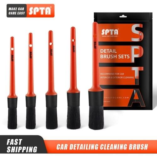 Bulk Sale) 5Pcs Car Wash Car Detailing Brush Auto Cleaning Car Cleaning Detailing Set Dashboard Air Outlet Cleaning Brush