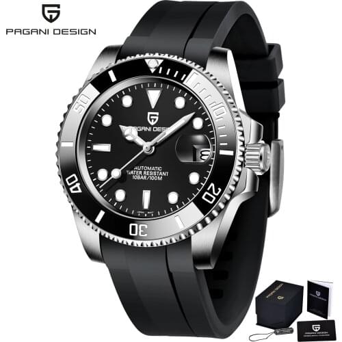 Pagani Design 2021 Top Brand 40mm Watch Men Automatic Mechanical Watch Mens NH35 Stainless Steel Waterproof Clock Montre Homme