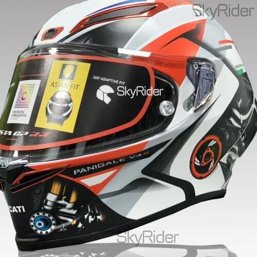Full Face Motorcycle helmet du pistaa Helmet helmet Riding Motocross Racing Motobike Helmet