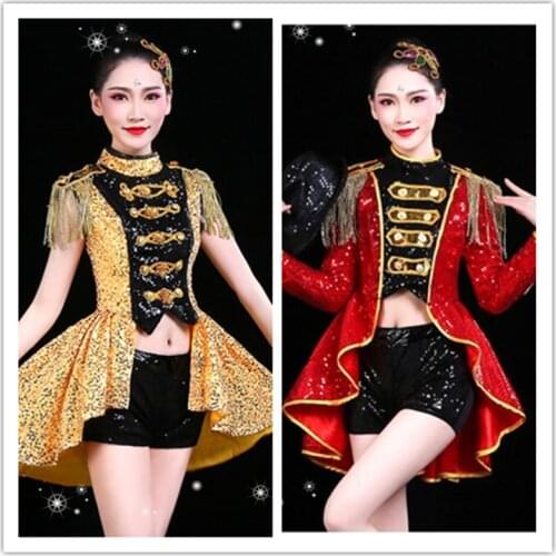 Stage costume red tassels bikini costumes nightclub bar dj singer sexy party jazz dance performance clothing free shipping