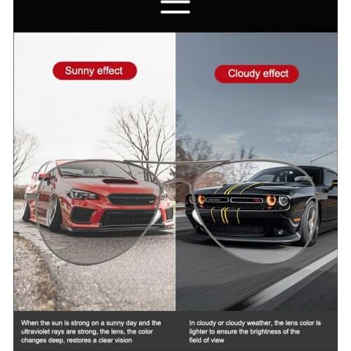 Smart Discoloration Polarized Sunglasses Lightweight Frame Sun Protection Special Glasses For Women Men FS99