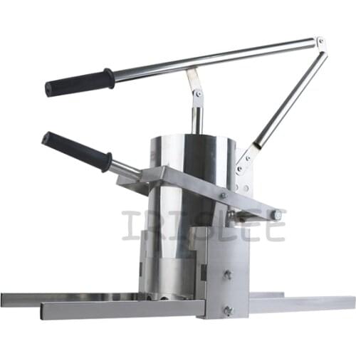 Home use small hand press meat ball maker/stainless steel manual stuffed fish meatball extruding forming machine