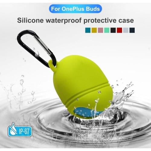 Wireless Bluetooth Earphone Waterproof Silicone Protective Case for OnePlus Buds