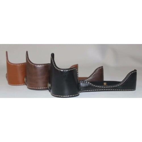 Pu Leather Case Bottom Opening Version Protective Half Body Cover Base For Nikon Z6 Z7 Digital Camera