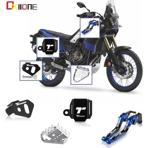 Motorcycle Levers Sensor Guard Brake Reservoir Guard Brake Lever Extension Headlight Protector For Yamaha Tenere 700 2019-2021
