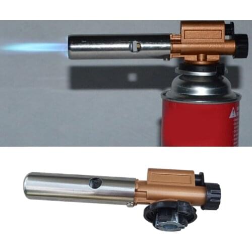 BBQ Torch Flamethrower Butane Gas Burner Automatic Ignition Lighter Baking Welding BBQ Outdoor Flame Gun Kitchen Tools